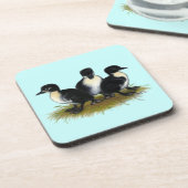 Zwarte Zweedse slangen Onderzetter (Linkerzijde)