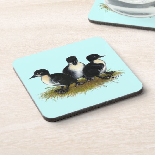 Zwarte Zweedse slangen Onderzetter (Linkerzijde)