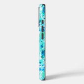 zwarte zwemwalvis blauw Case-Mate iPhone case (Achterkant / Links)