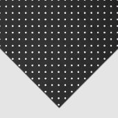 Zwarte Zwitserse Stippen | Weefselpapier Tissuepapier (Detail)