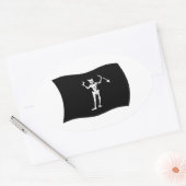 Zwartebaard Vlag Sticker (Envelop)