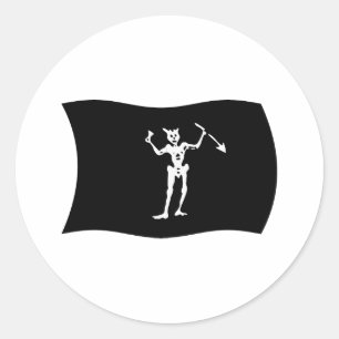 Zwartebaard Vlag Sticker