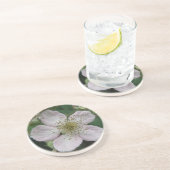 Zwartebes bloem Macro Onderzetters (Zijkant)