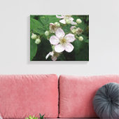 Zwartebesen Bloemen Canvas Print (Insitu (Woonkamer))