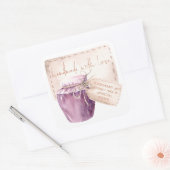 Zwartebessenjam Etiket Zelfgemaakt met Liefde Naam (Envelop)