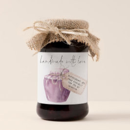 Zwartebessenjam van eigen makelij Label Naam