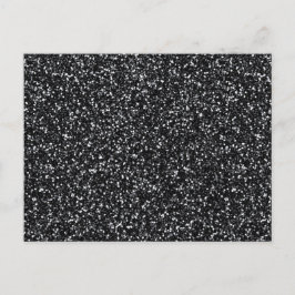 Zwartegrind glitter briefkaart