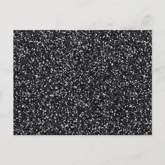 Zwartegrind glitter briefkaart (Voorkant)