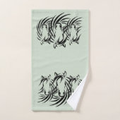 Zwartekoppenopgroen Bad Handdoek (Handdoek)