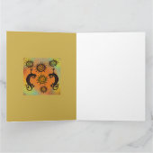 ZWARTELIGE HAGEDIS KUNST   KAART (Binnen)