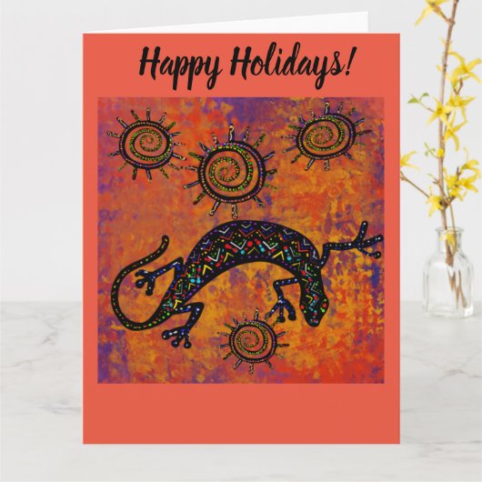 ZWARTELIJST HAGEDIS KUNST    KAART (Gele Bloem)