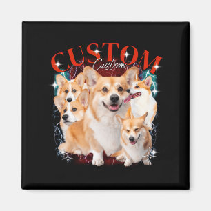 Zwartemarkt vintage huisdieren honden kat grappig magneet