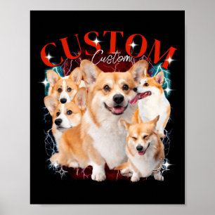 Zwartemarkt Vintage Huisdieren Honden Kat Grappig Poster