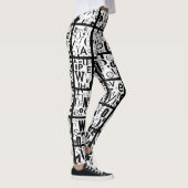 zwarten en blanken leggings (Rechts)