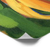Zwarteogige Susan Large Floral Poster (Hoek)