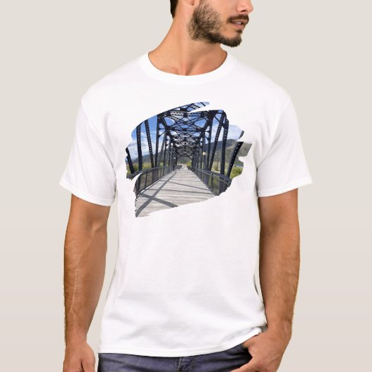 Zwartevoetrivierkruising T-shirt (Voorkant)