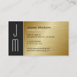 Zwartgeborsteld Gold Professional-Visitekaartje Visitekaartje