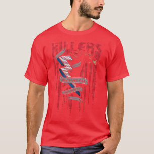 Zwartgekleurde moordenaars t-shirt