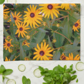 Zwartgekleurde suspensiehanddoek theedoek (Gevouwen)