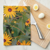 Zwartgekleurde suspensiehanddoek theedoek (Quarter Fold)