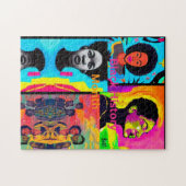 Zwartgeschiedenismaand collage legpuzzel (Horizontaal)