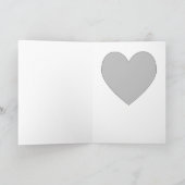 zwartharige Valentijn Feestdagen Kaart (Binnen)