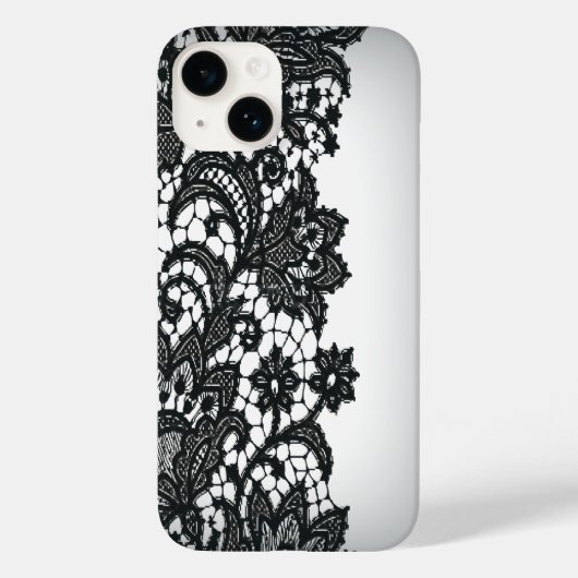 zwartKant wit Paris mode iPhone5hoesje Case-Mate iPhone Case (Achterkant)