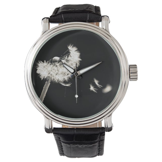 Zwartkaphorloges zwart-wit horloge (Voorkant)
