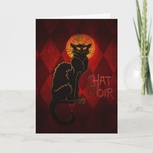 Zwartkapkat Kaart (Voorkant)