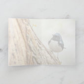 Zwartkeelblauwe strijder kaart (Binnen)