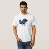 Zwartkeelblauwe strijder t-shirt (Voorkant volledig)