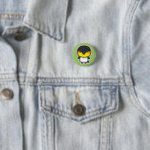 Zwartkopcaique Ronde Button 3,2 Cm (In situ)