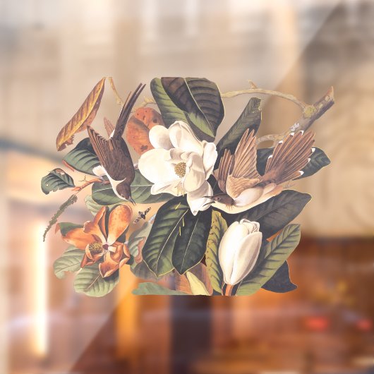 Zwartkopvogel Raamsticker (Vel 2)