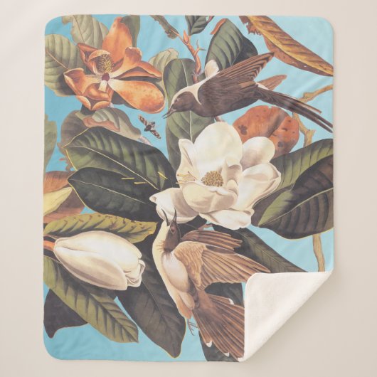 Zwartkopvogel Sherpa Deken (Voorkant)