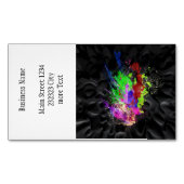 zwartmaken visitekaartje magneet (Voorkant)