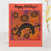 ZWARTNOORDSE HAGEDIS KUNST    KAART (Gele Bloem)