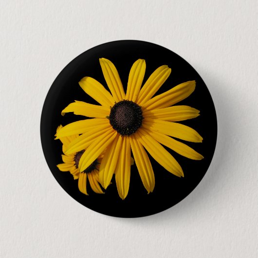 Zwartogen Susans Ronde Button 5,7 Cm (Voorkant)