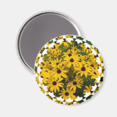 zwartoogsusan-6 magneet (Voorkant / Achterkant)