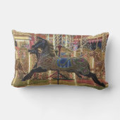 Zwartpaard Buitenkussen (Achterkant)