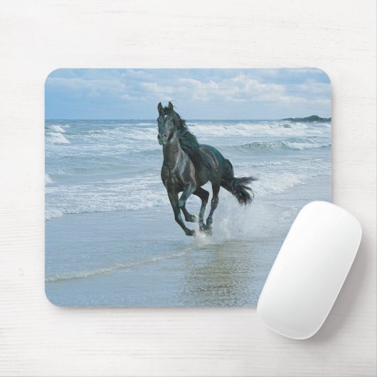 Zwartpaard Muismat (Met muis)