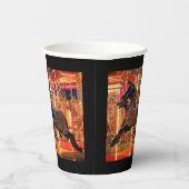 Zwartpaard Papieren Bekers (Rechts)