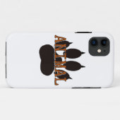 Zwartproefafdrukken Case-Mate iPhone Case (Achterkant (horizontaal))