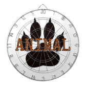 Zwartproefafdrukken Dartbord (Voorkant)