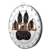 Zwartproefafdrukken Dartbord (Voorkant Rechts)