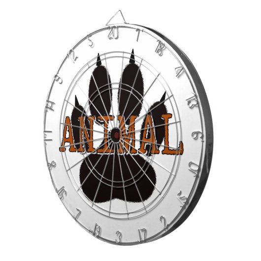 Zwartproefafdrukken Dartbord (Voorkant Rechts)