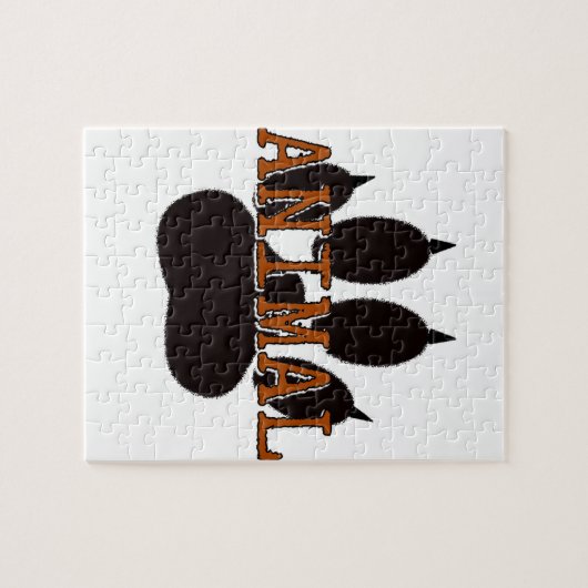 Zwartproefafdrukken Legpuzzel (Horizontaal)