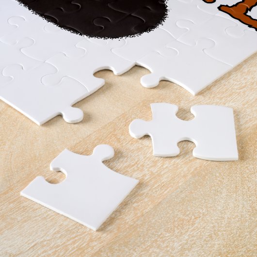 Zwartproefafdrukken Legpuzzel (Zijkant)