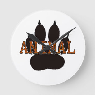 Zwartproefafdrukken Ronde Klok