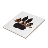 Zwartproefafdrukken Tegeltje (Zijkant)