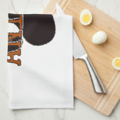 Zwartproefafdrukken Theedoek (Quarter Fold)